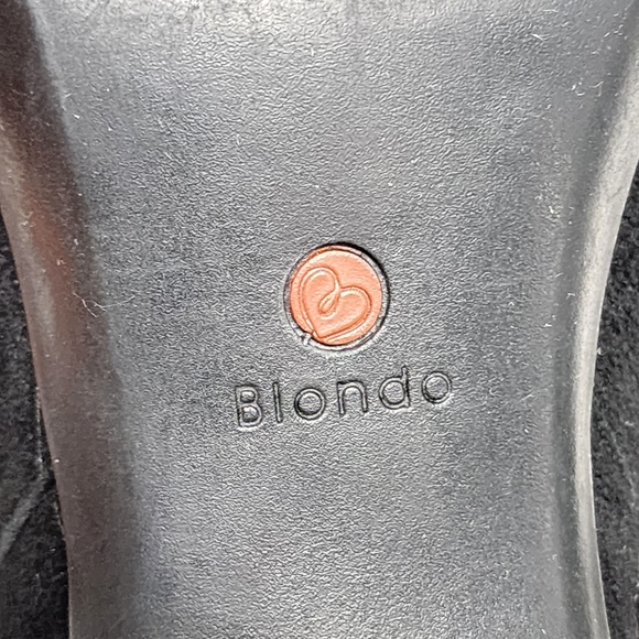 Blondo Women's Black Suede Loann Noir Ankle Boot Size 7.5 - Picture 11 of 13